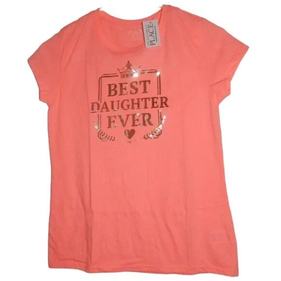 set of 4 bundle CHILDREN'S PLACE girls medium 7/8 New With Tags graphic shirts - Picture 6 of 9